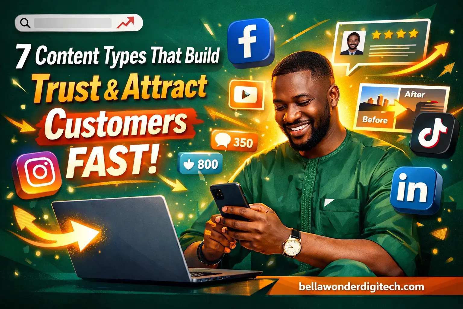 7 Best Content Types You Can Create on Social Media to Build Trust and Attract Customers