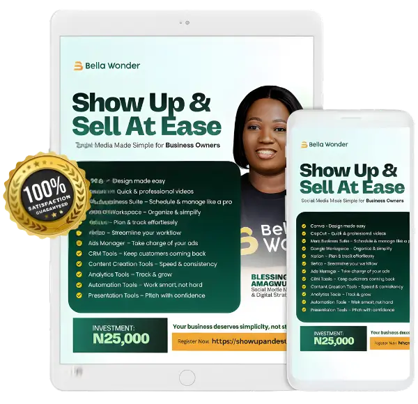 show up and sell flyer